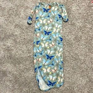 Posh Peanut Tie Bottom Gown 0-3 month